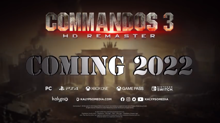 《盟军敢死队3 HD高清版》将于9月登陆多平台
